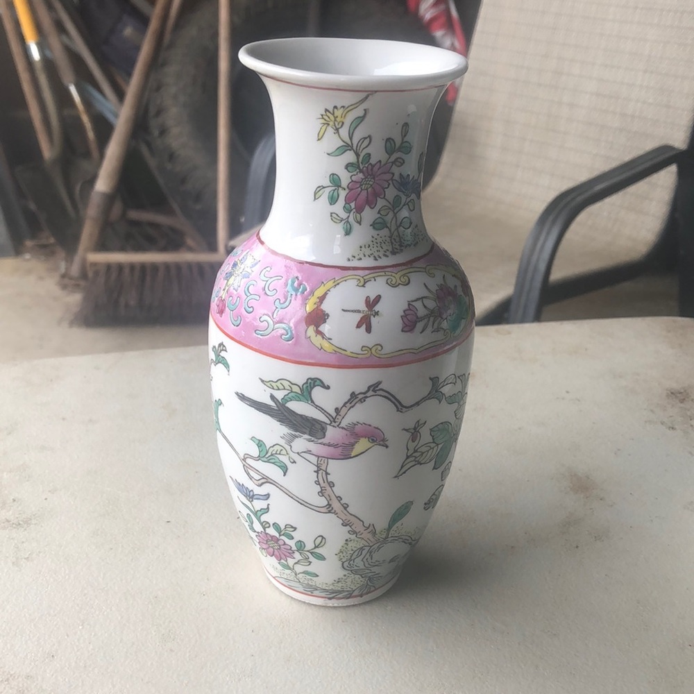 Vintage bird song vase - Picture 2 of 3
